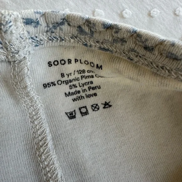 Soor Ploom Blue Floral Leggings - Picture 3 of 3